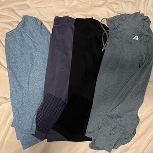 Long sleeve athletic tops. 4 total! Size small